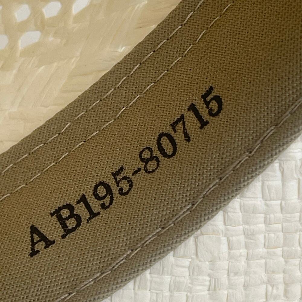 PENDLETON Straw Hat Medium Panama Style Vintage M… - image 8